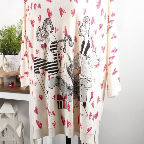 Mesh + Lace Lightweight Sweater - XL - Picture 3 of 6